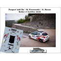 Décal 208 R2 - M. Franceschi  - Rallye d'Antibes 2019