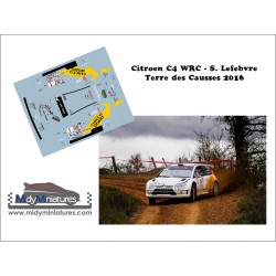 Décal C4 WRC - S. Lefebvre - Terre des Causses 2016