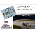 Decals 1/43 306 Maxi - F. Delecour  - Rallye du Mont Blanc 2021