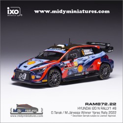 A venir ! IXO 1/43 Hyundai i20 Rally1 - O. Tanak - Ypres 2022