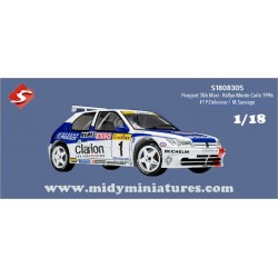 ! Pré-commande Solido 1/18 306 Maxi - F. Delecour - Monte Carlo 1996