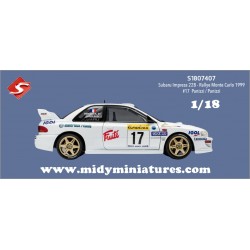 ! Pré-commande Solido 1/18 Subaru WRC - G. Panizzi - Monte Carlo 1999
