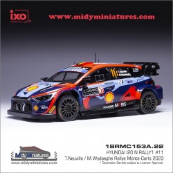 IXO 1/18 Hyundai I20 Rally1 T. Neuville - Monte Carlo 2023