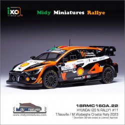 1/18 Pré-commande IXO I20 Rally1 T. Neuville - Croatie 2023