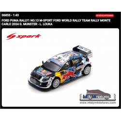 ! Pré-commande Spark 1/43 Puma Rally1 - Munster - Monte Carlo 2024
