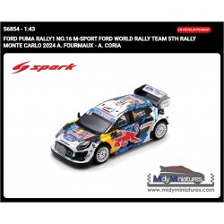! Pré-commande Spark 1/43 Puma Rally1 - Fourmaux - Monte Carlo 2024