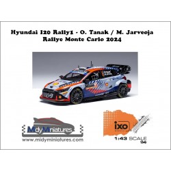! Pré-commande IXO 1/43 I20 Rally1 - O. Tanak - Monte Carlo 2024