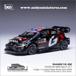 ! Pré-commande IXO 1/43 Yaris Rally1 - S. Ogier - Monte Carlo 2024