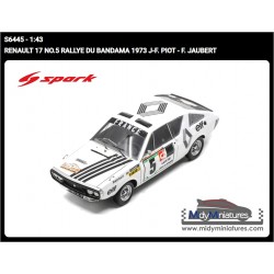 Spark 1/43 Renault 17 - J.F Piot - Rallye du Bandama 1973