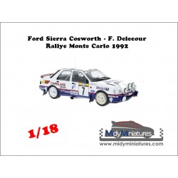 ! Pré-commande 1/18 Ford Sierra - F. Delecour - Monte Carlo 1992