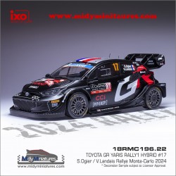 ! Pré-commande IXO 1/18 Yaris Rally1 - S. Ogier - Monte Carlo 2024