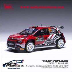 A venir ! IXO 1/43 C3 Rally2 - N. Gryazin - Monte Carlo 2024