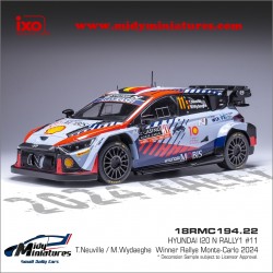 ! Pré-commande IXO 1/18 i20 Rally1 - T. Neuville - Monte Carlo 2024