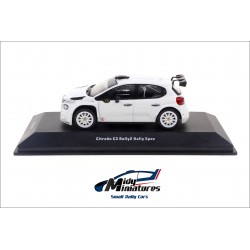 IXO 1/43 Citroën C3 R5 Rally2 White Model