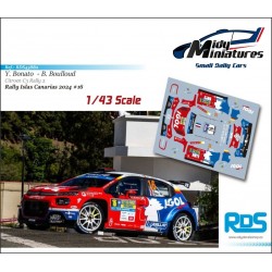 Decals 1/43 C3 R5 Rally2 - Y. Bonato - Canaries 2024