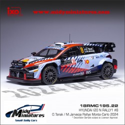 ! Pré-commande IXO 1/18 i20 Rally1 - O. Tanak - Monte Carlo 2024