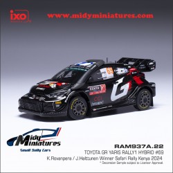 ! Pré-commande IXO 1/43 Yaris Rally1 - K. Rovanpera - Kenya 2024