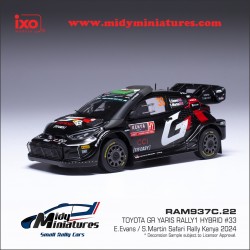 ! Pré-commande IXO 1/43 Yaris Rally1 - E. Evans - Kenya 2024