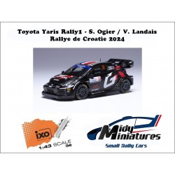 ! Pré-commande IXO 1/43 Yaris Rally1 - S. Ogier - Croatie 2024