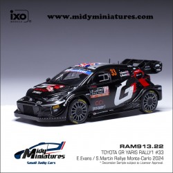 IXO 1/43 Yaris Rally1 - E. Evans - Monte Carlo 2024