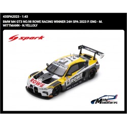 Spark 1/43 BMW M4 GT3 Rowe Racing - Winner 24H SPA 2023