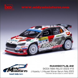 ! Précommande 1/43 Fabia RS Rally2 - J. Kopecky - Barum 2023