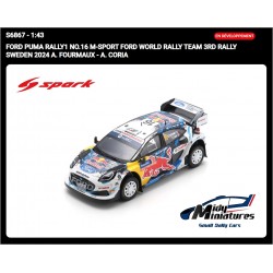 ! Pré-commande Spark 1/43 Puma Rally1 - Fourmaux - Suède 2024