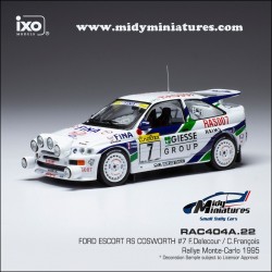 IXO 1/43 Escort Cosworth - F. Delecour - Monte Carlo 1995