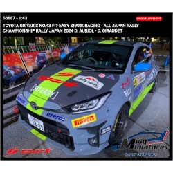 ! Pré-commande Spark 1/43 Yaris GR - D. Auriol - Japon 2024