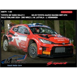 ! Pré-commande Spark 1/43 Yaris Rally2 - J.M Latvala - Finlande 2024