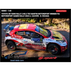 ! Pré-commande Spark 1/43 Yaris Rally2 - A. Cachon - Motorsport Games 2024
