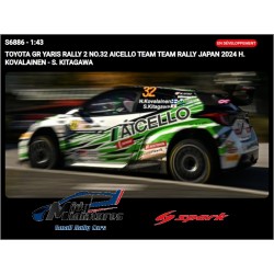 ! Pré-commande Spark 1/43 Yaris Rally2 - H. Kovalainen - Japon 2024