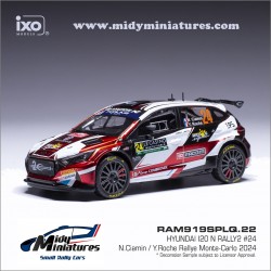 IXO 1/43 I20 N Rally2 - N. Ciamin - Monte Carlo 2024