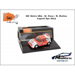 IXO 1/43 MG Metro 6R4 - M. Duez - Legend Spa 2024