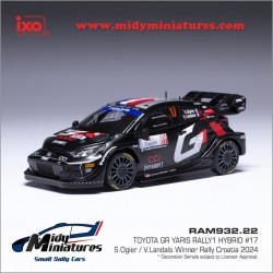 ! A venir IXO 1/43 Yaris Rally1 - S. Ogier - Croatie 2024
