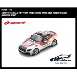 Spark Fiat 124 Abarth RGT - A. Sassi - Monte Carlo 2022