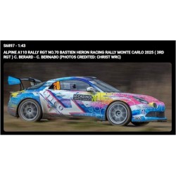 ! Pré-commande Spark 1/43 A110 RGT - Bérard - Monte Carlo 2025