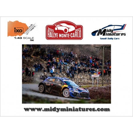 Précommande IXO 1/43 Puma Rally1 - J. McErlean - Monte Carlo 2025