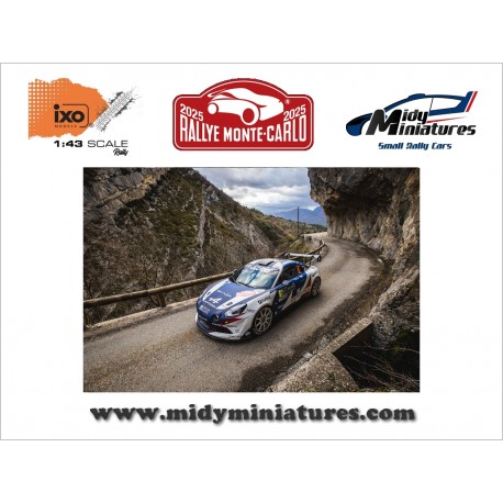 Précommande IXO 1/43 A110 RGT - Astier - Monte Carlo 2025