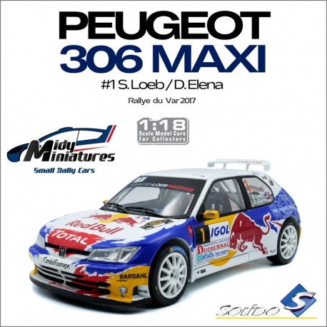 ! Pré-commande Solido 1/18 306 Maxi S. Loeb - Var 2017