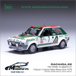 IXO 1/43 Fiat Ritmo Abarth - Eklund - Monte Carlo 1979