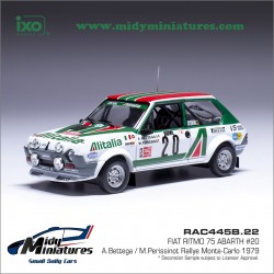 IXO 1/43 Fiat Ritmo Abarth - Bettega - Monte Carlo 1979