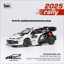 Précommande IXO 1/43 Yaris Rally1 - S. Pajari - Monte Carlo 2025