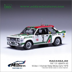 IXO 1/43 Fiat 131 Abarth - Alen - Monte Carlo 1979
