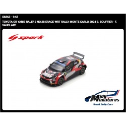 Spark 1/43 Yaris Rally2 - B. Bouffier - Monte Carlo 2024