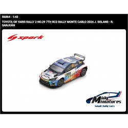 Spark 1/43 Yaris Rally2 - J. Solans - Monte Carlo 2024