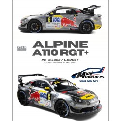 ! Pré-commande SOLIDO 1/18 A110 GT+ - S. Loeb - Mont Blanc 2024