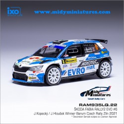 IXO 1/43 Fabia Rally2 - J. Kopecky - Barum 2021