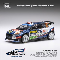 IXO 1/43 Skoda Fabia RS Rally2 - Wagner - Barum 2024