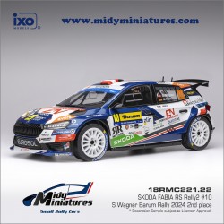 A venir ! IXO 1/18 Skoda Fabia RS Rally2 - Wagner - Barum 2024